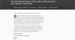 Desktop Screenshot of ifosslawbook.org